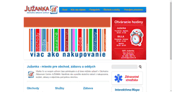 Desktop Screenshot of juzanka.sk