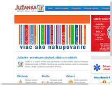 Tablet Screenshot of juzanka.sk